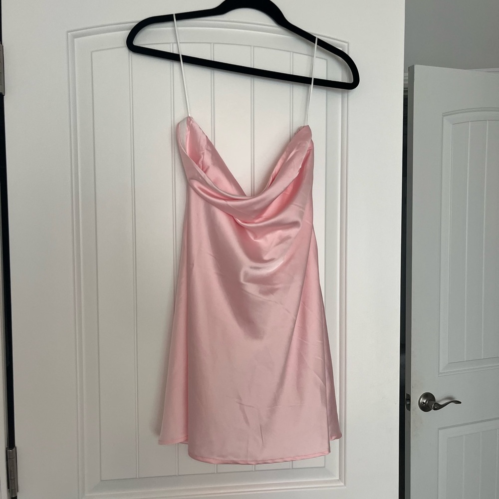 Princess Polly Mini Strapless Satin Dress